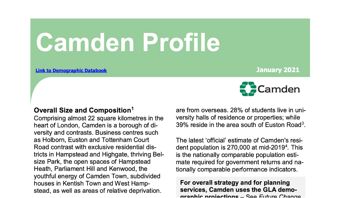 Camden Profile(January 2021)