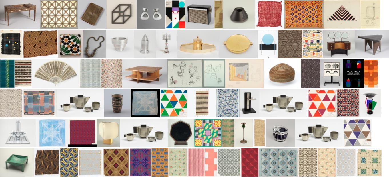 A selection of Cooper Hewitt objects tagged 'geometric'